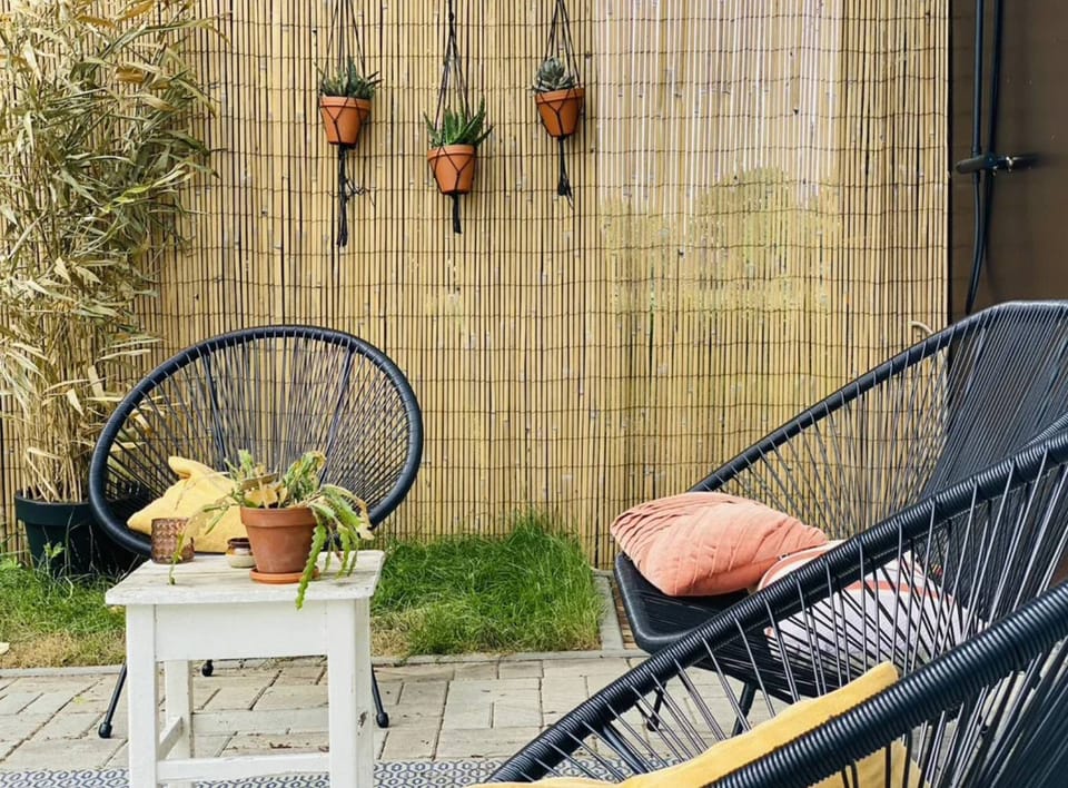 Loungeplek op het terras
